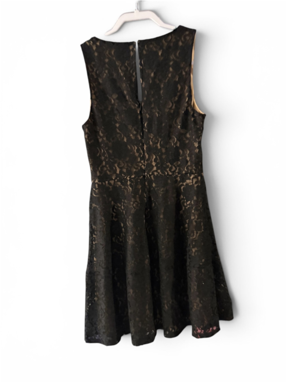 Women's BCBGMAXAZRIA Black Lace Mini Dress Size S - Picture 3 of 4